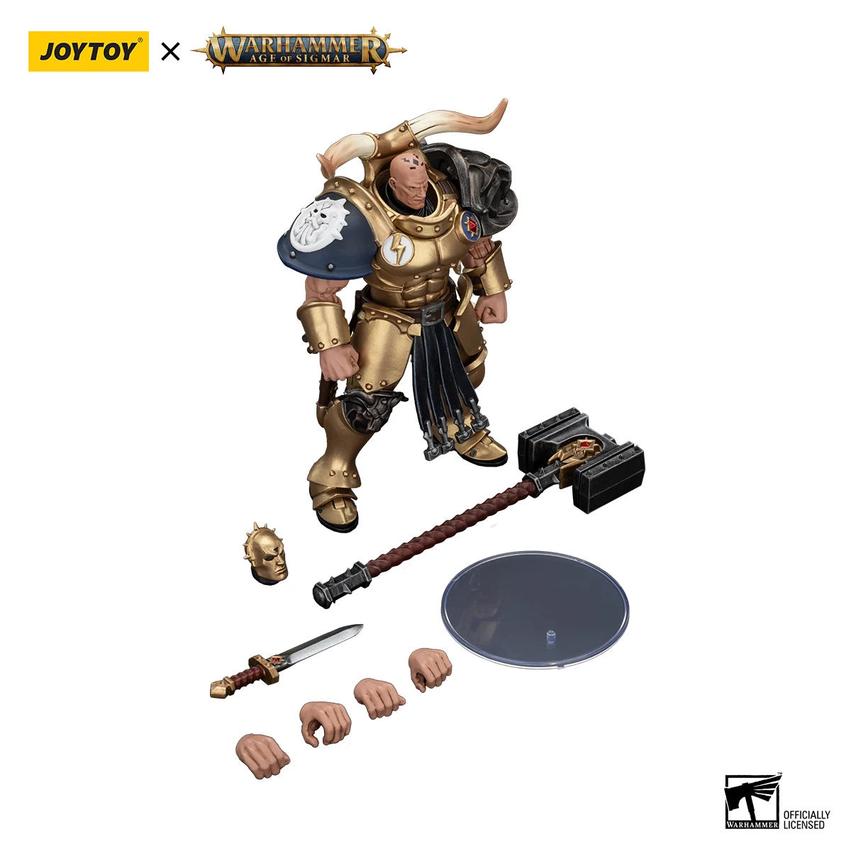 [EN STOCK] JOYTOY Warhammer 40K 1/18 figurine Stormcast éternels les Blacktalons 5 pièces Anime modèle militaire jouets Collection