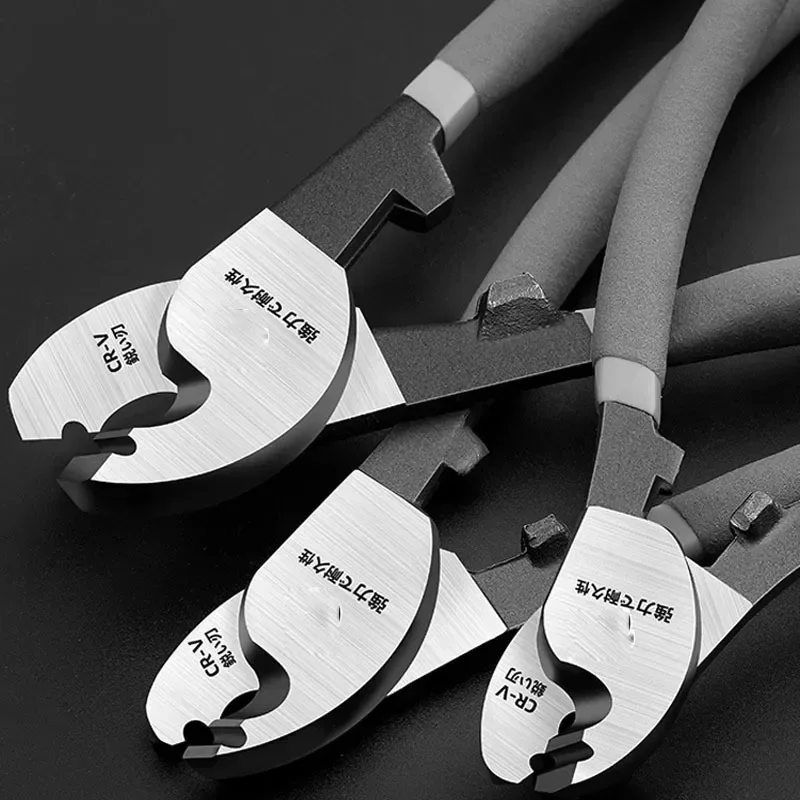 

Щипцы для резки кабеля Щипцы для резки проволоки Резка электрика 6-дюймовый импортный кабельный провод Специальное многофункциональное руководство