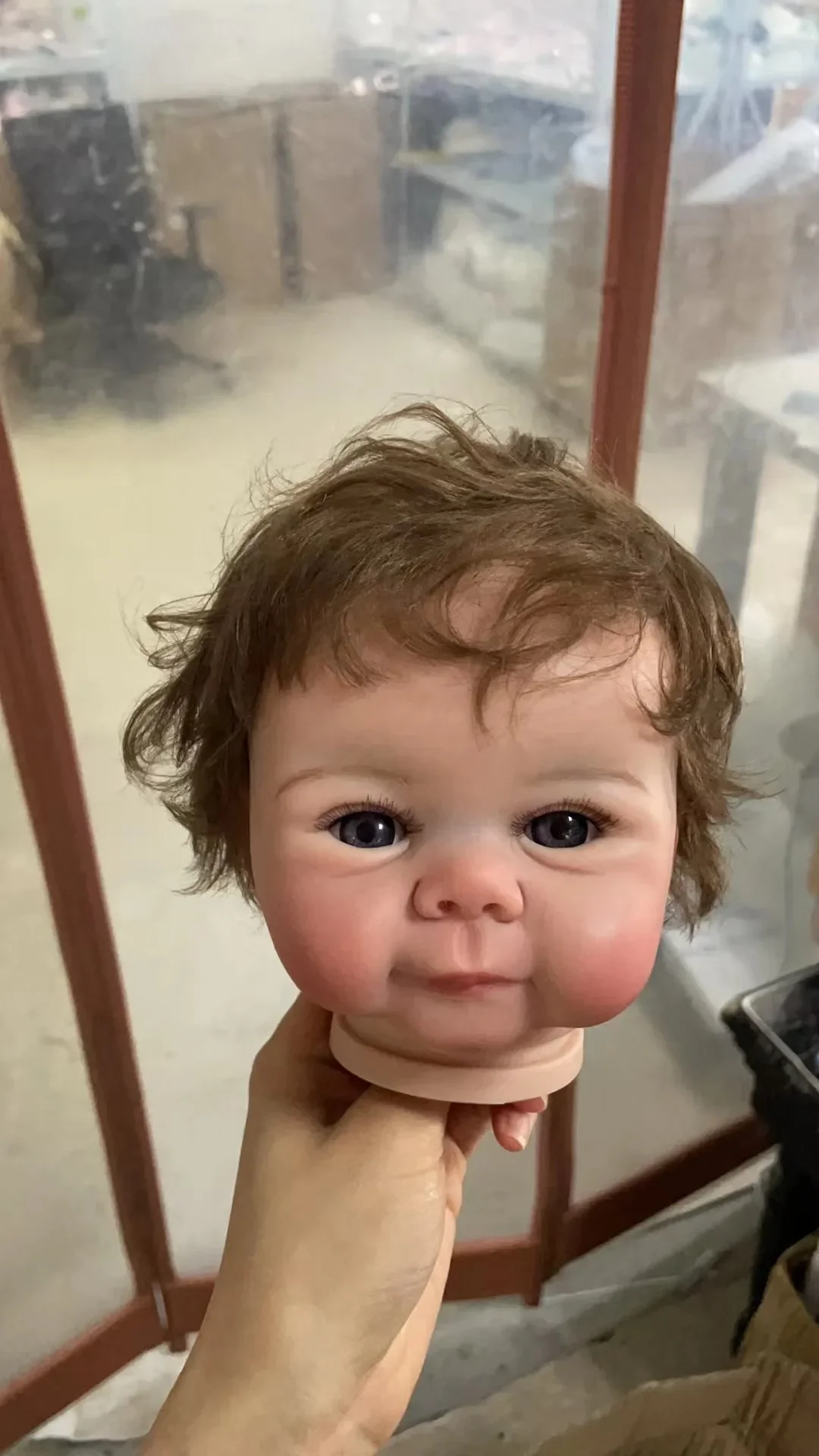 Zestaw dla lalki Reborn SINO-BB19 cali, Juliette, już pomalowany, z wieloma szczegółami, żyłkami, niezmontowane części lalki z materiałowym ciałem i oczami.