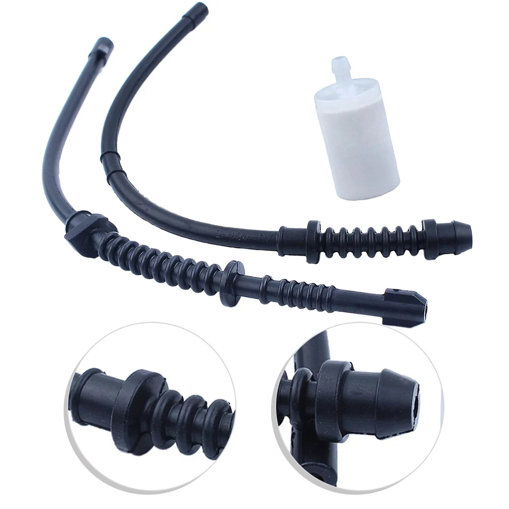 Fuel System Replacement Kit with Return Line Fuel Line and Filter for For 435 440 445 450 and E Variant Chainsaws