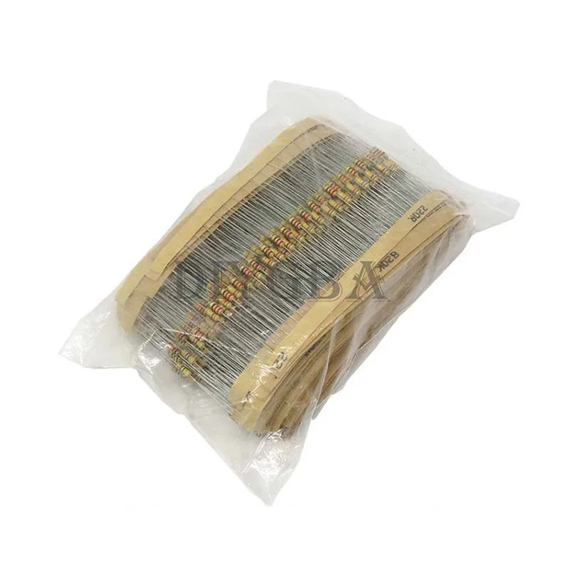 1500PCS 1/4W Carbon Film Resistors Assorted Kit 75Values Resistance 5% Tolerance Resistor Pack 1 Ohm~ 10M Ohm Each 20Pcs