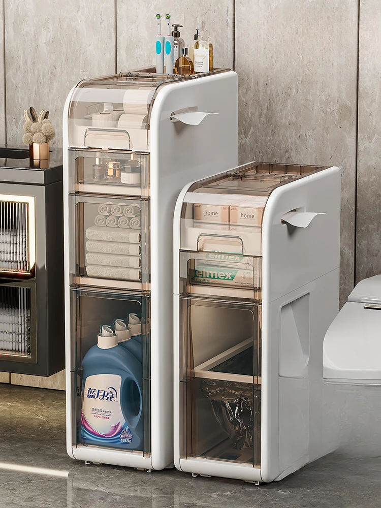 The product canToilet storage rack, bathroom seam cabinet, bathroom storage cabinet, toilet storage