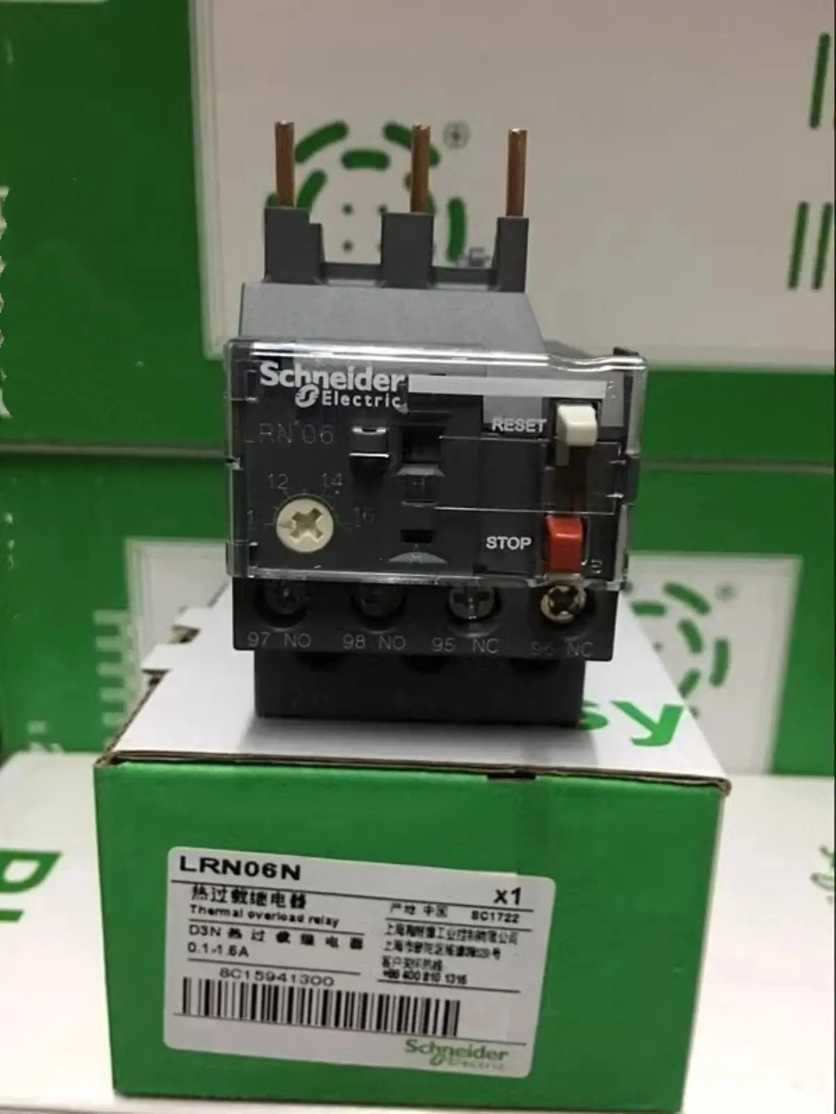 

LRN06N 1~1.6A Тепловое реле защиты TeSys Protect