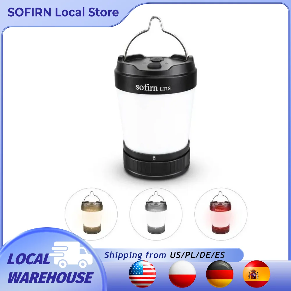 Sofirn LT1S luz de Camping USB C 21700 linterna potente recargable linterna de emergencia portátil 2700K-6500K con carga inversa