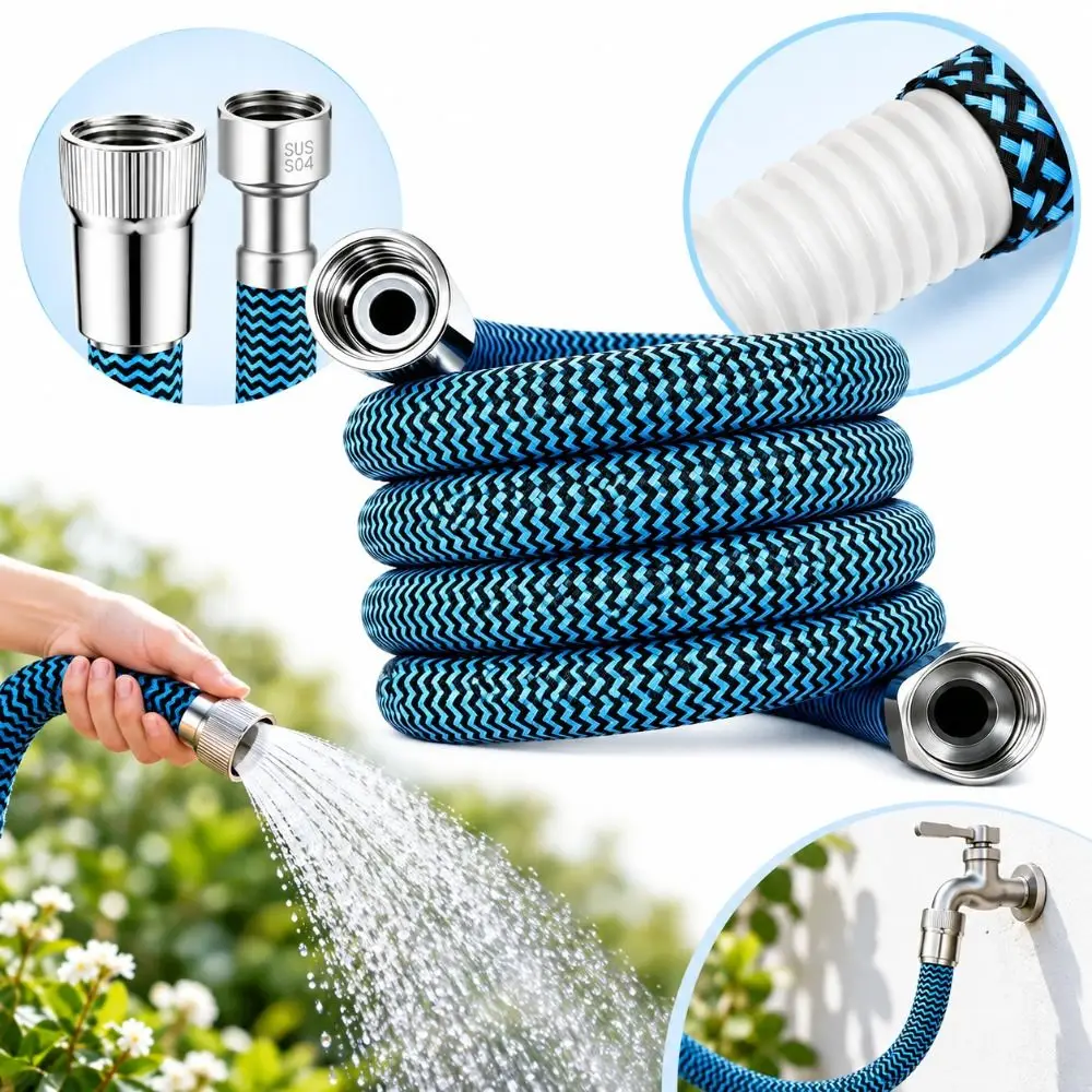 New 1.5/2m Shower Hose Explosion Resistant High Temperature Resistant Bathroom Hose Flexible Braided Hose Bathroom Use