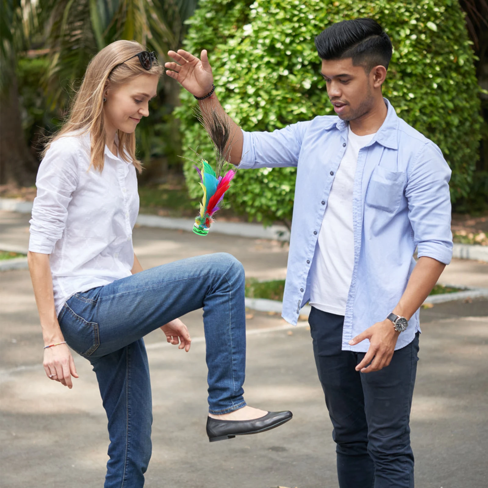 4 Pcs Shuttlecock Lightweight Jianzi Kids Toys Sports Large Game Iron Exercise Outdoor Attractive