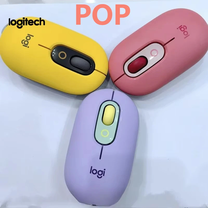 LogitechPOPmouse,with its sleek and lightweight design,becomes a bright decoration desktop and shows off your unique personality