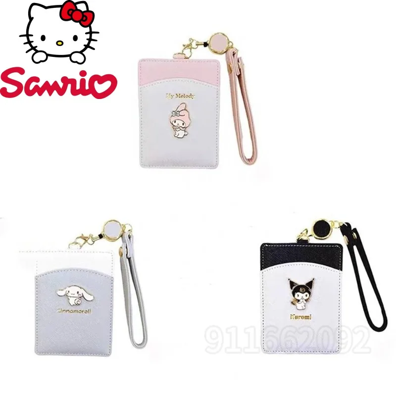  New Hanging Rope Card Holder Luxury Brand Fashion Trend Women's Cartoon Cute ID Card Holder High-quality ID Card Holder