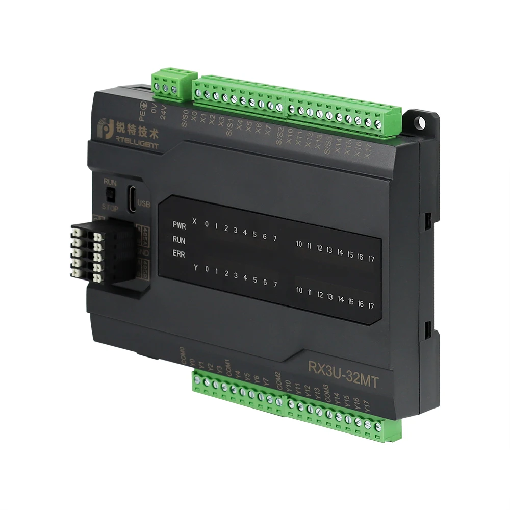 RX3U-32MR/MT سلسلة 150 كيلو هرتز 16 وحدة تحكم PLC قابلة للبرمجة للإدخال والمخرجات #5