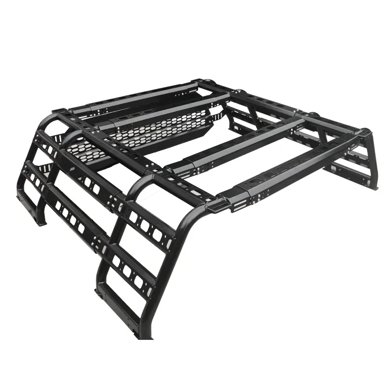 Premium Car Accessories Adjustable Bar Steel Roll Cage Truck Bed Ladder Ute Tub Rack Pickup Durable