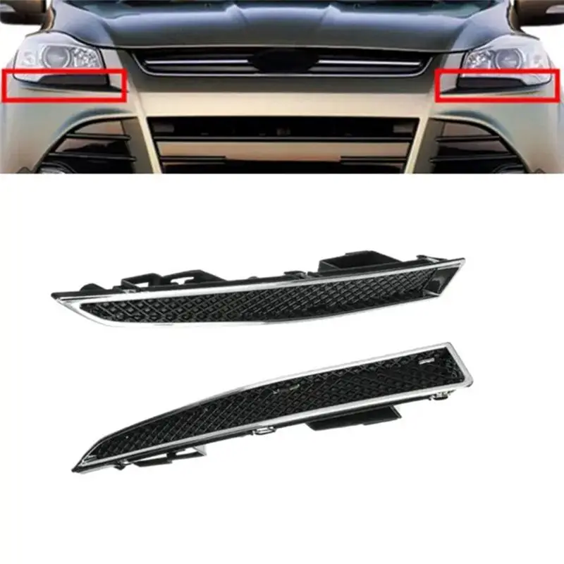 Reliable-Auto Headlight Trim Strip Headlight Lower Trim Strip DV45-8228-AA DV45-8229-AA For Ford Escape Parts