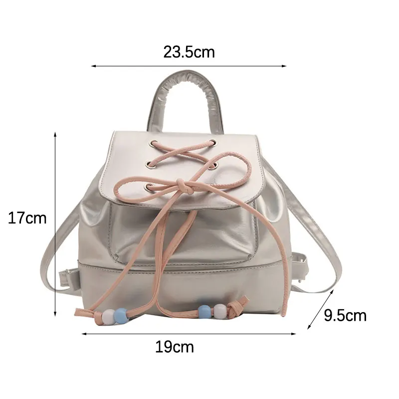 Ladies Bow Casual Bag 2024 New Versatile Backpack