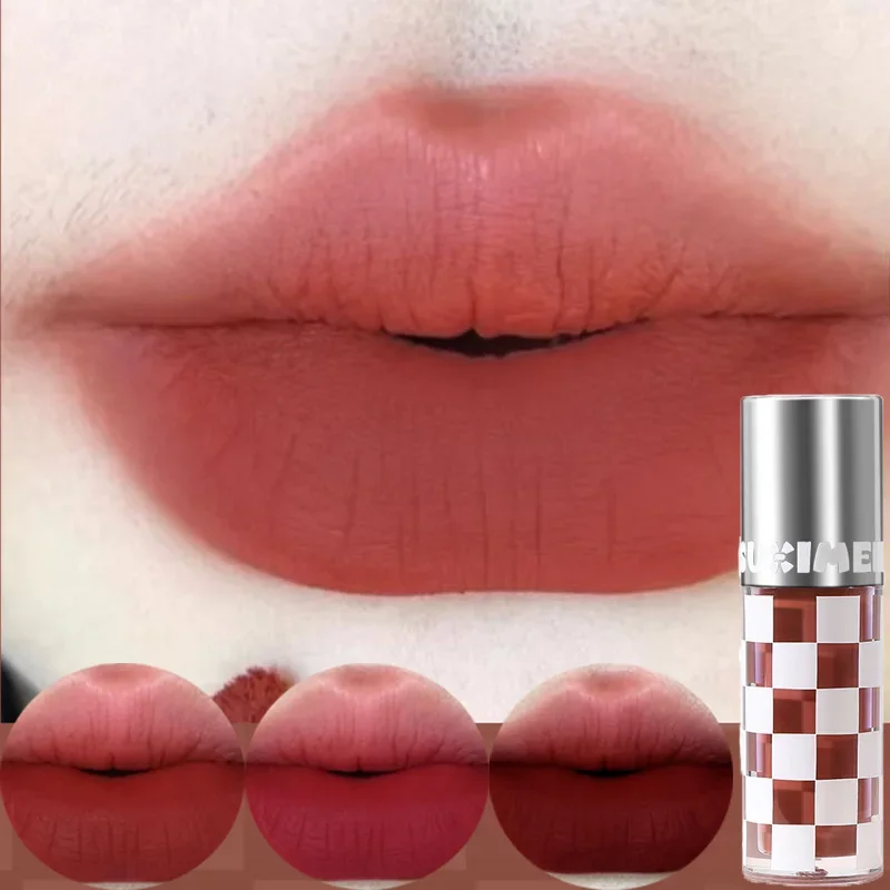 6 Colos Velvet Matte Lipstick Cute Female Natural Lips Makeup Lip Gloss Lip Mud Student Party Waterproof Lasting Beauty Makeup