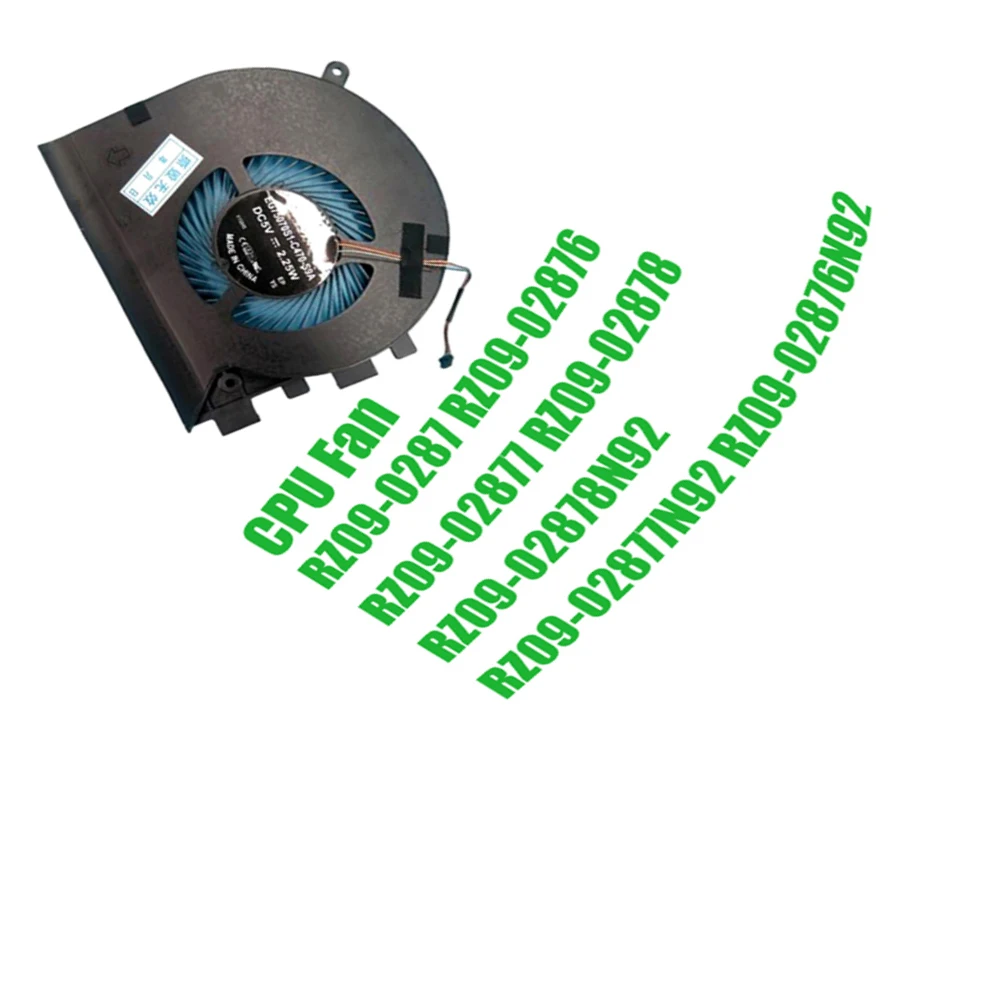 For RAZER For Blade Pro 17 RZ09-02878N92 RZ09-02877N92 RZ09-02876N92 5V 2.25W CPU Fan
