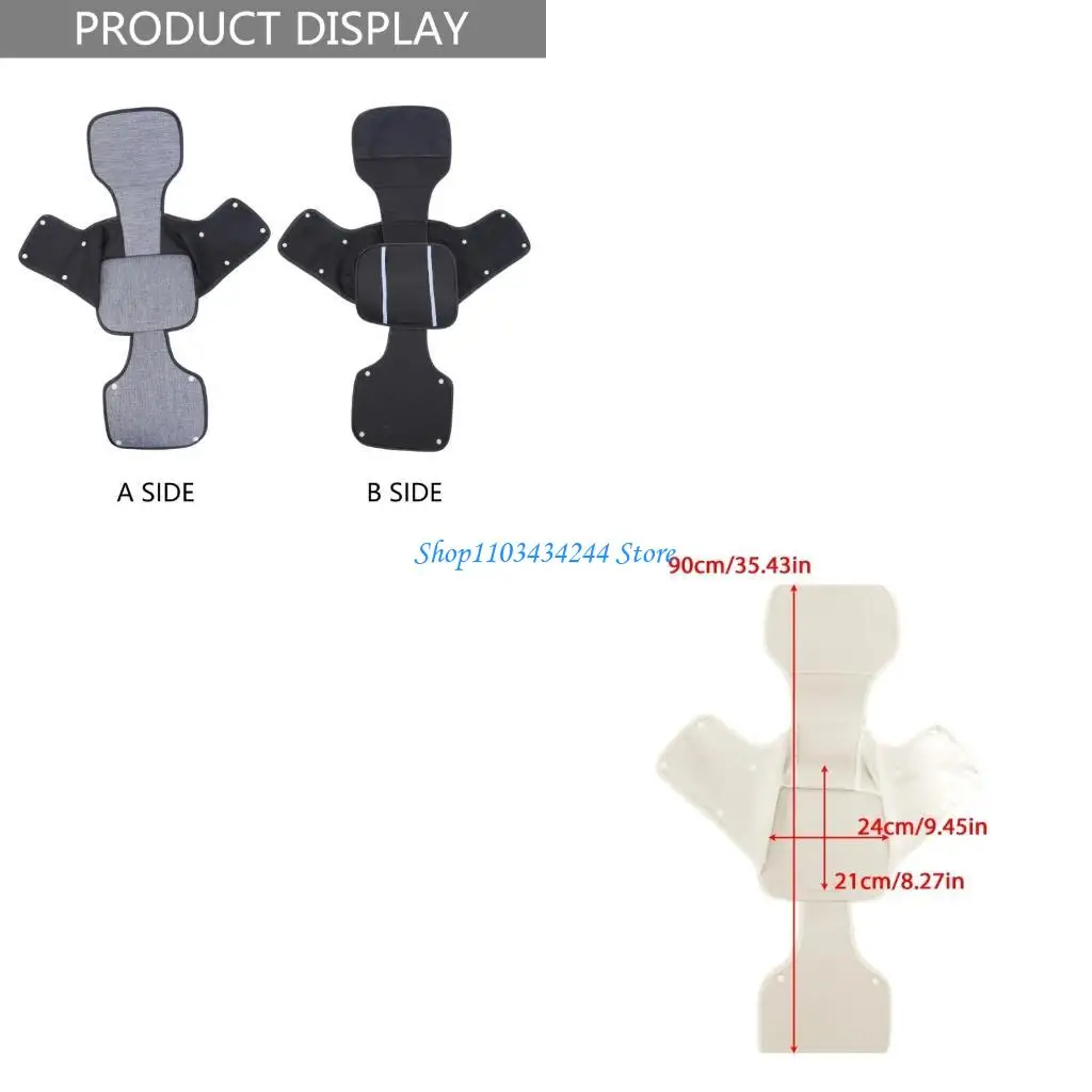 

Удобная опорная подушка для детских колясок, легкий коврик для подкладки для коляски для новорожденных, коляски, простая