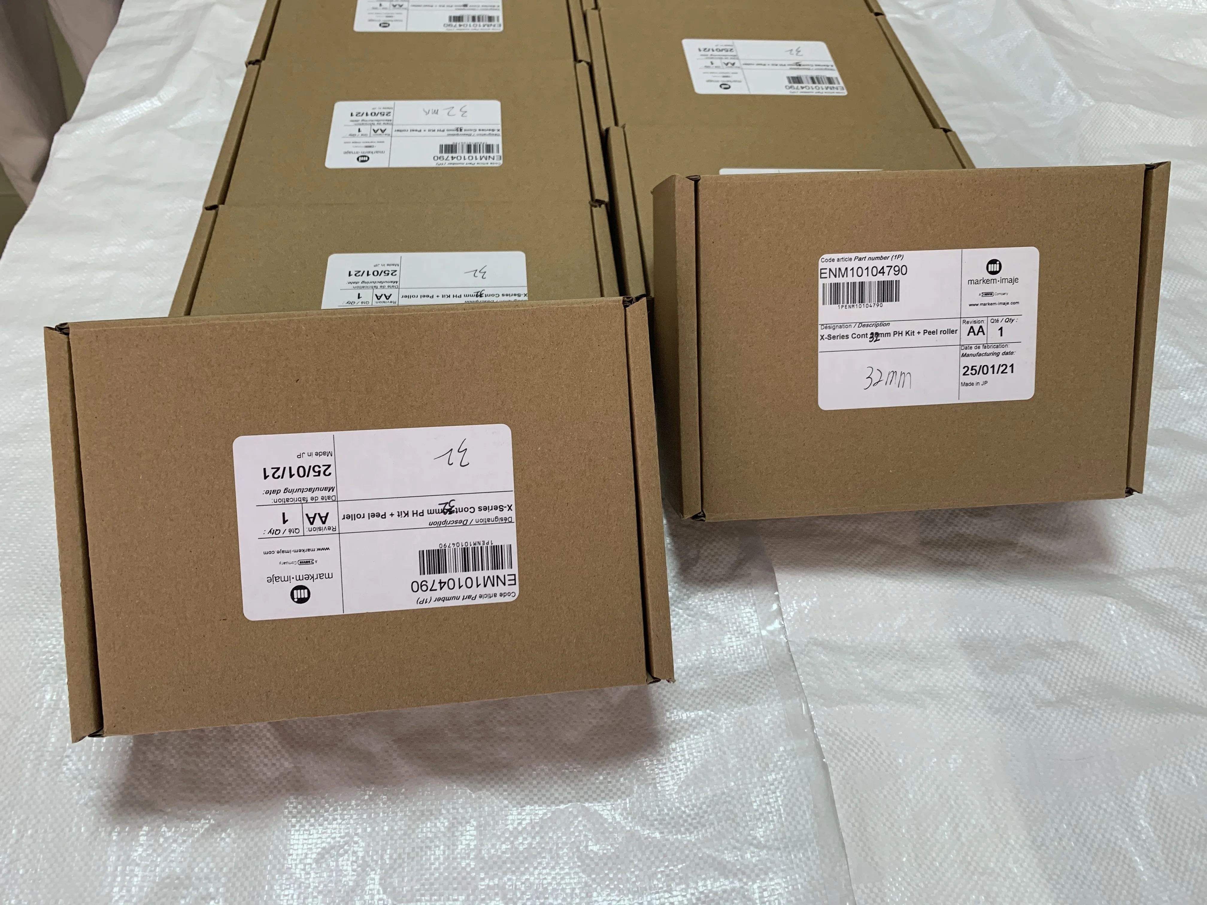 TS408554 107mmプリントヘッド 熱転写オーバープリンター プリントヘッド 32mm 53mm 107mm LINXプリンターヘッド