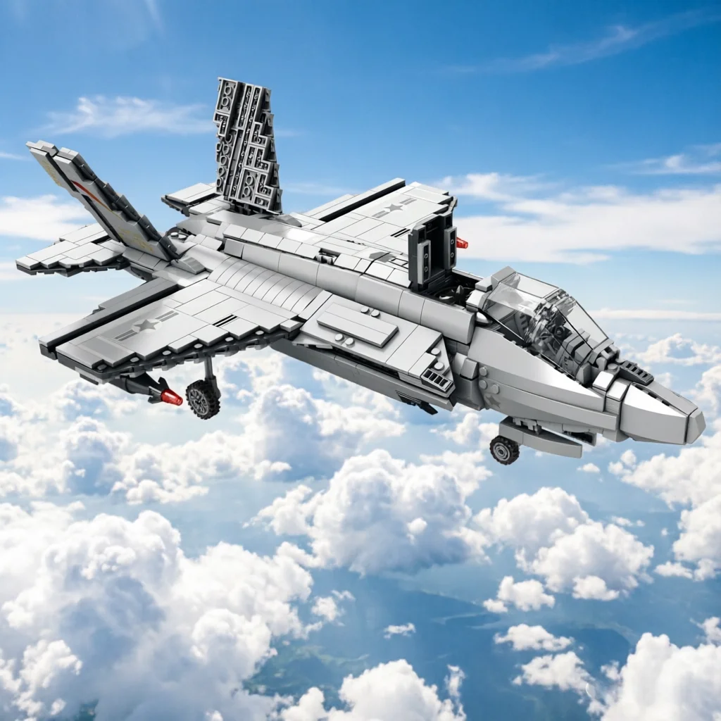 

Серия авиамоделей: Конструктор F-35, модель знаменитого военного самолета, MOC, украшение для рабочего стола, праздничный подарок, для любителей DIY