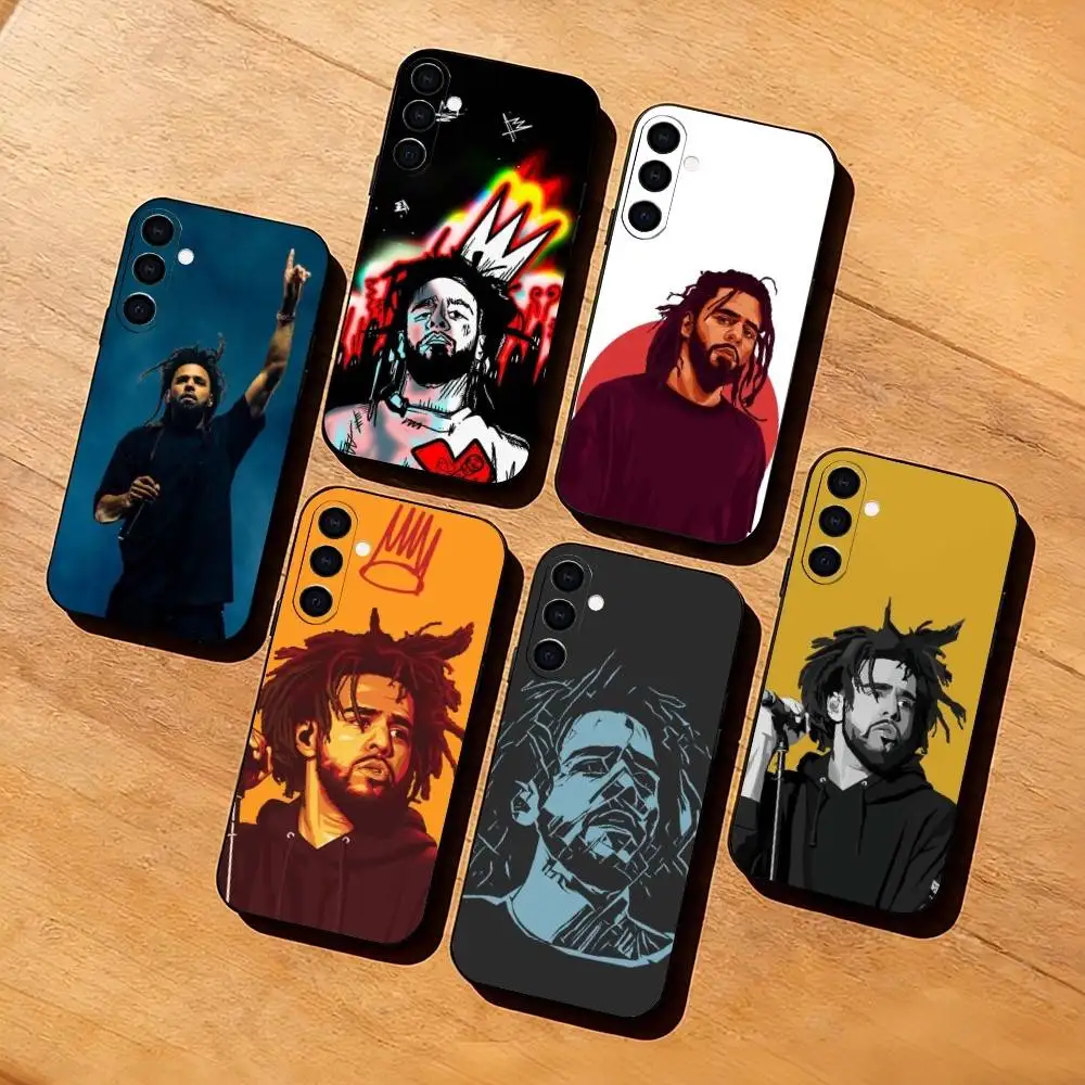Renowned rapper J-J. Cole  Phone Case For Samsung Galaxy A73,A72,A71,A70,A53,A52,A51,Others Soft Black Cover