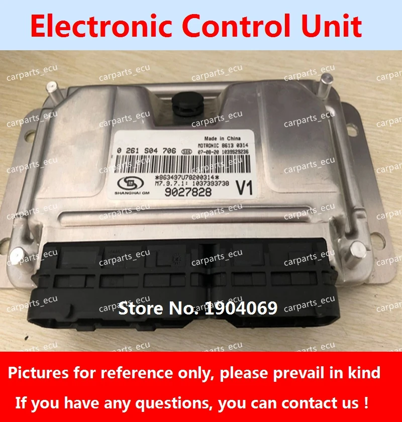 

Компьютерная плата двигателя M797 ECU 0261S04706 9027828/0261S04610 24102154 9068967 Модуль управления двигателем подходит для Buick Excelle