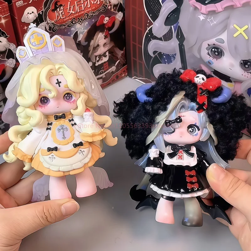 

Ninitta Witch Series Blind Box Cute Anime Collectible Model Desktop Decoration Fashion Mystical Surprise Girl Gift