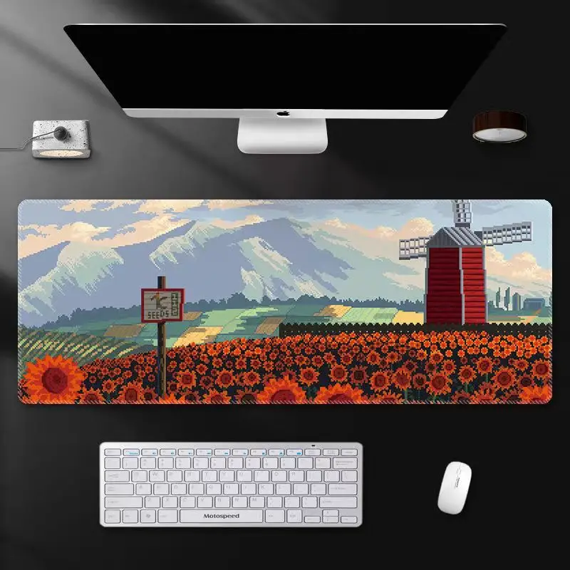 

Anime Mouse Mats Big Art Mouse Pad Setup Gamer Accessories Pad on The Table Gaming Accessories Keyboard Pad Computer Rug Mouse