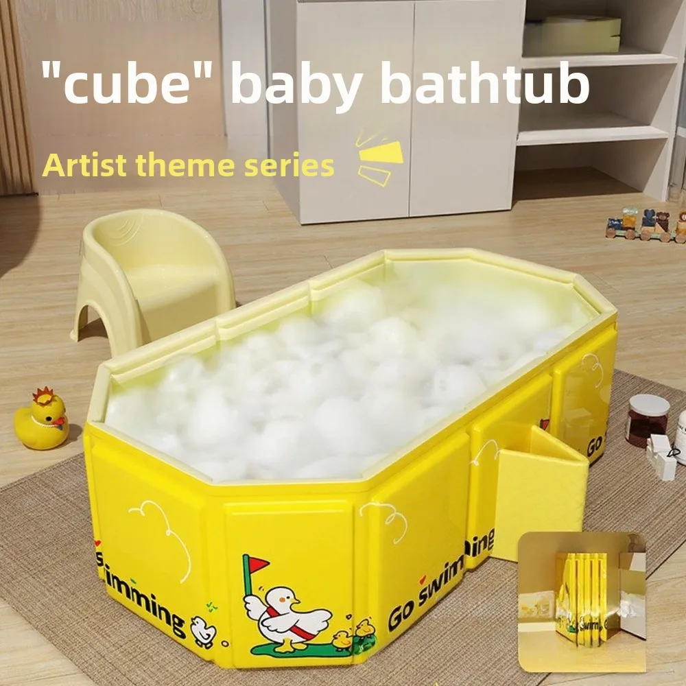 Large-Sized Baby Bathtub, Adult Soaking Tub, Stackable Home Full-Body Bathtub, Sit-and-Lie Bath Tub, Large Swimming Bath Tub