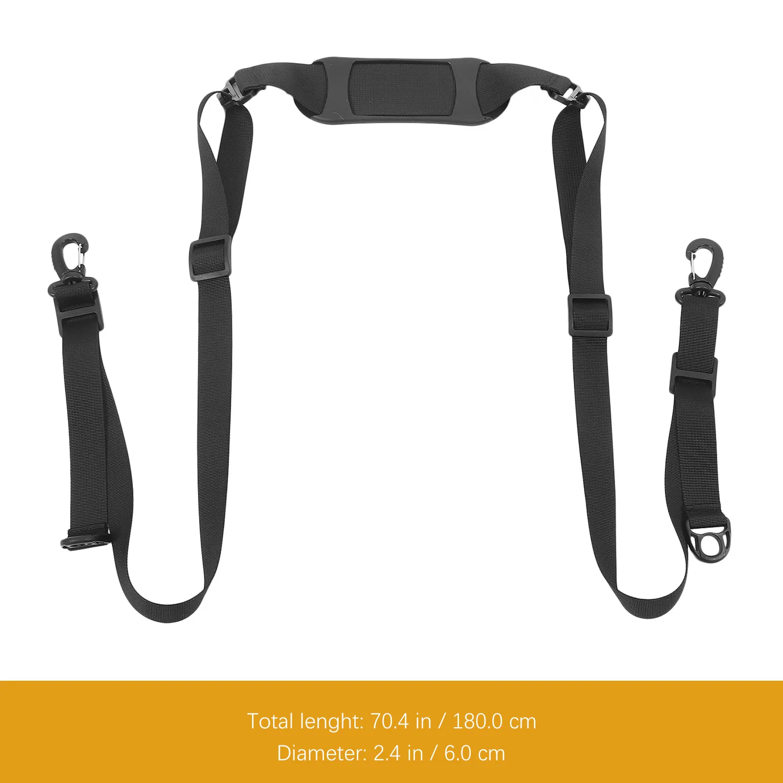 Multi Function Scooter Shoulder Strap Heavy Duty Nylon Carrying Strap for Foldable Bikes Balance Bikes Convenient Snap Hook