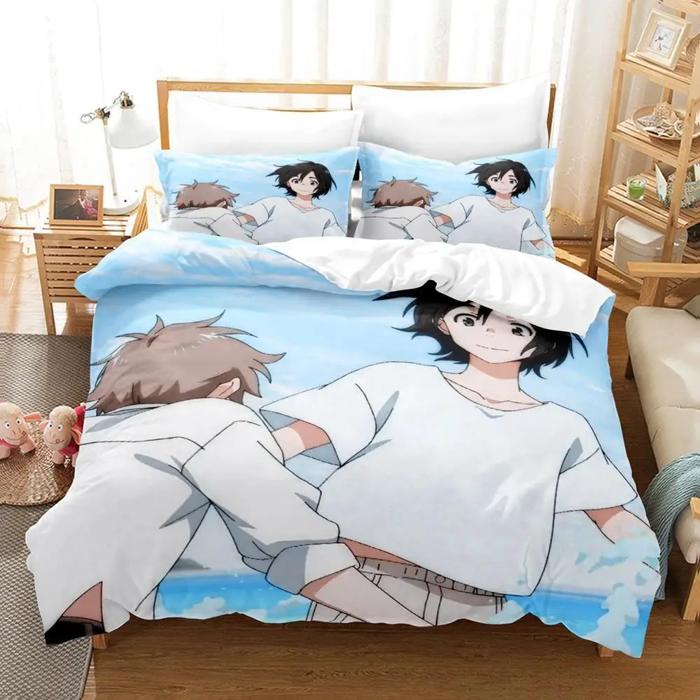 

Seaside Stranger Bedding Set Single Twin Full Queen King Size Bed Set Adult Kid Bedroom Duvet Cover Sets 3D Anime Bed Sheet Set
