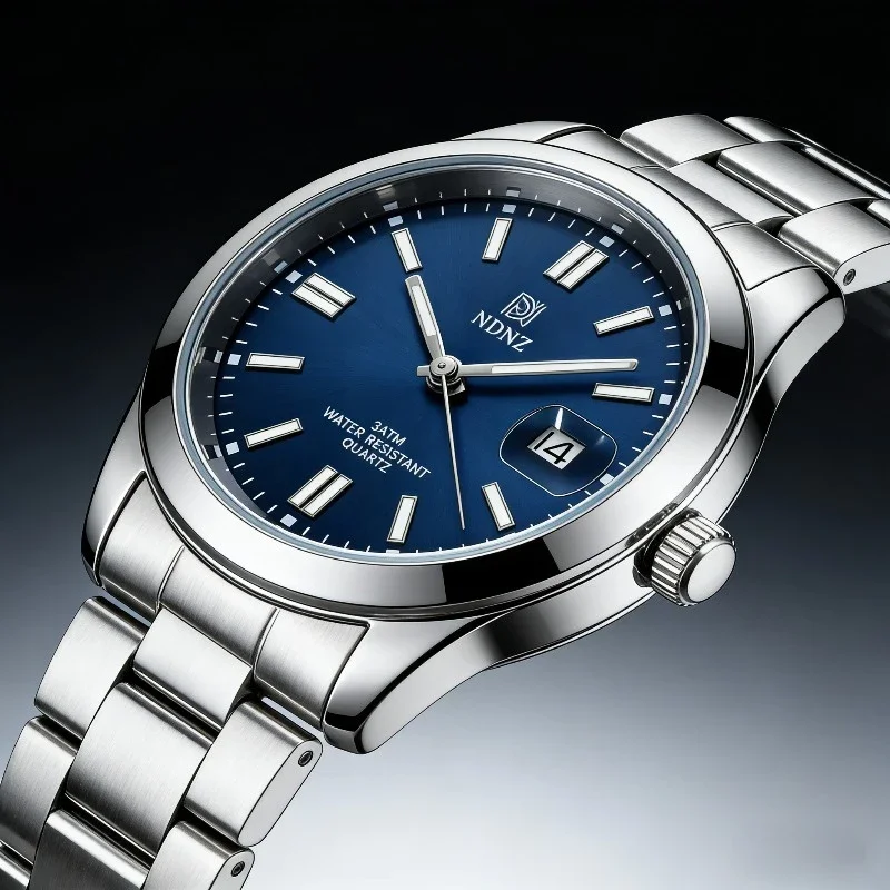ndnz-brand-luxury-waterproof-business-quartz-watch-calendar-simple-design-men's-watch-couple-neutral-style-wristwatch