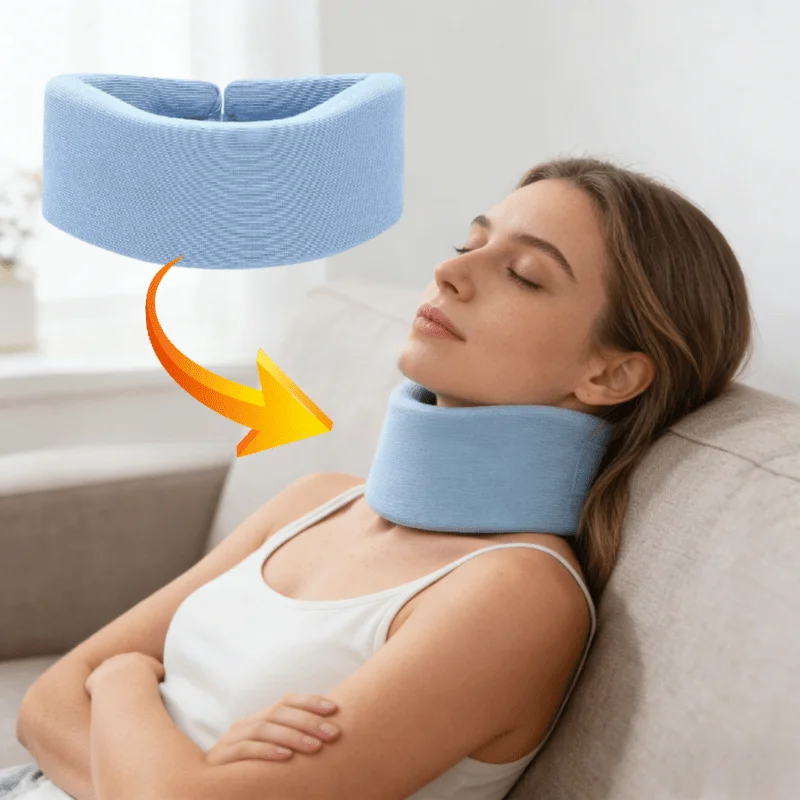 Adjustable Cervical Neck Support Sponge Neck Brace for Sleep