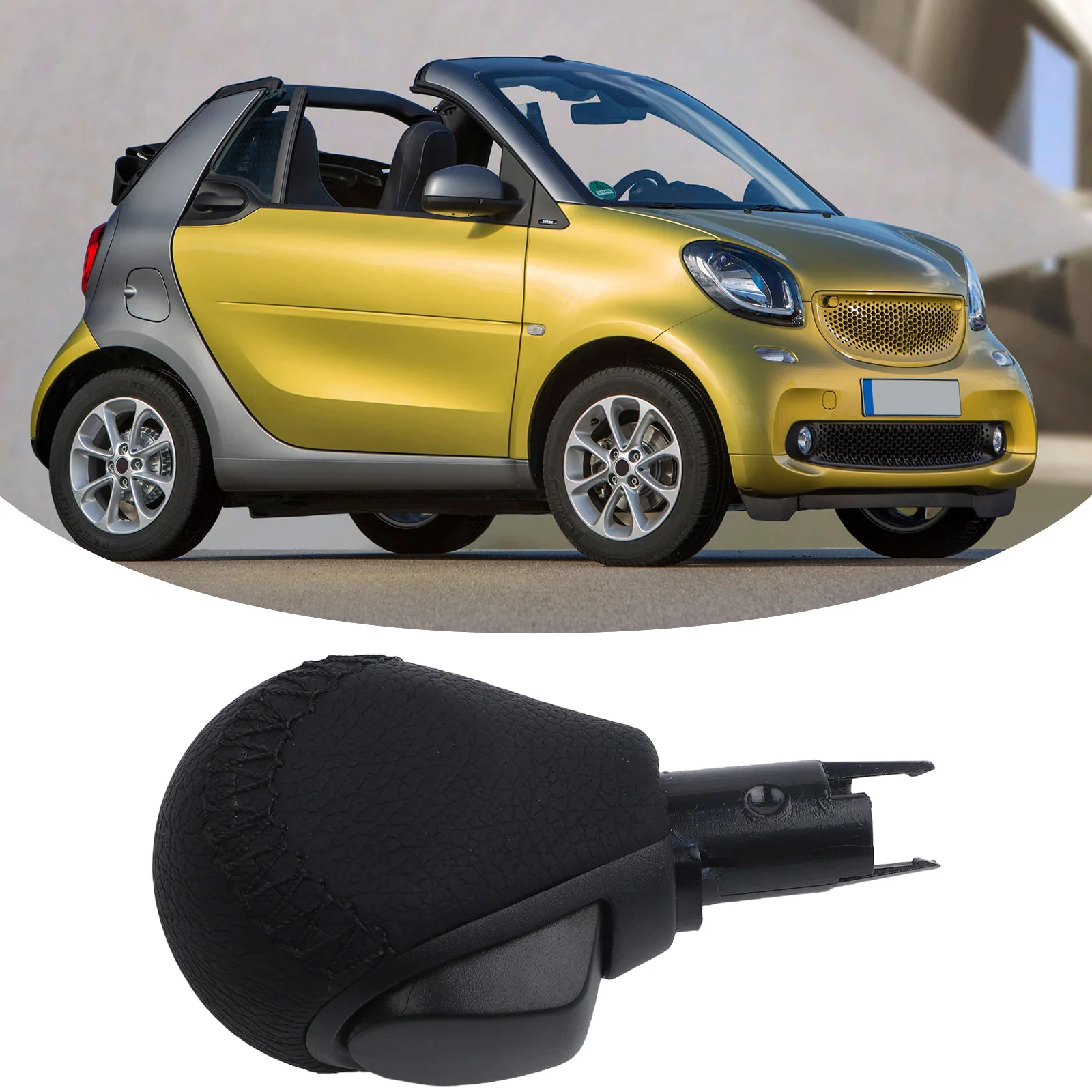 مقبض السيارة الداخلي مقبض ناقل الحركة الأوتوماتيكي كما يظهر المظهر الأنيق تجربة القيادة المحسنة تصميم مريح