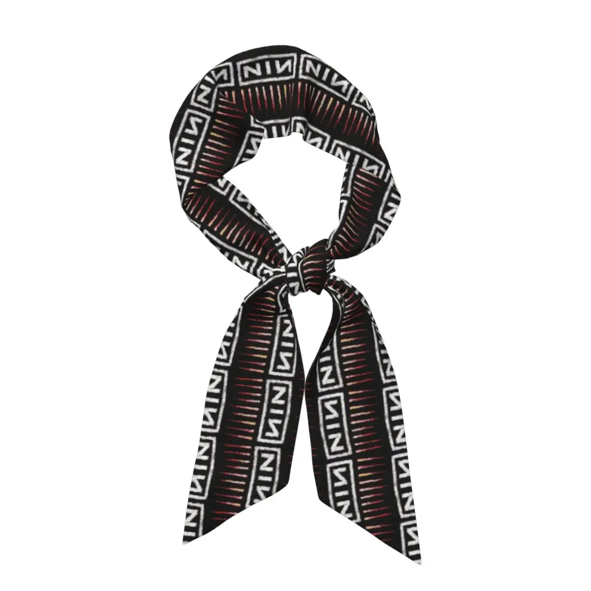 Nine Inch Nails NIN Rock Band (22) Women Long Narrow Scarf Soft Skinny Scarf Multi-use Neck Head Wrap for Office Daily Party