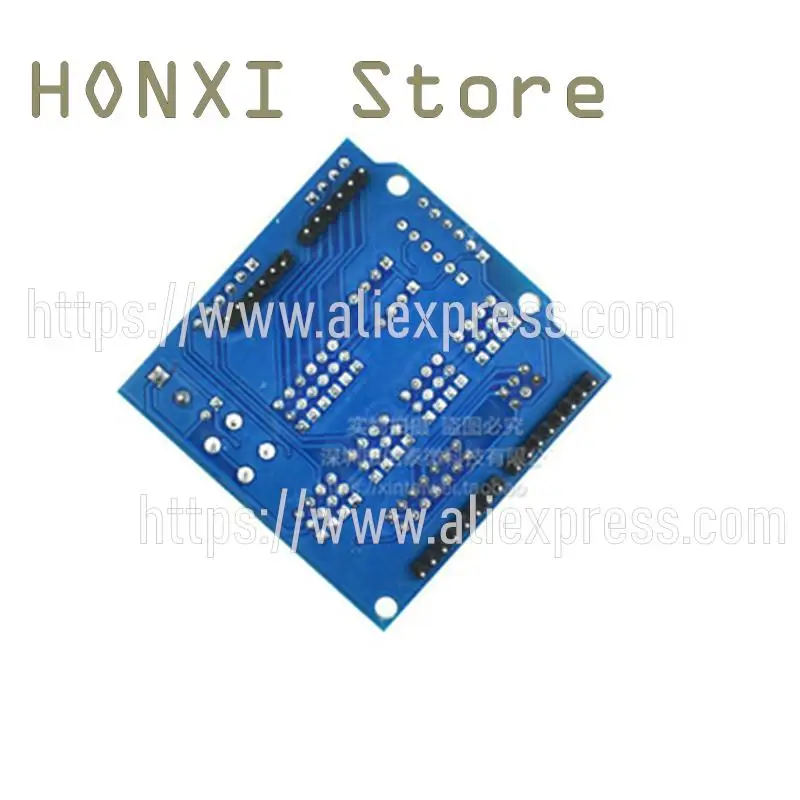 1 piezas Uno R3 v5, placa extendida, escudos de sensor v5.0, bloques de construcción electrónicos, versión azul, compatible con Uno R3