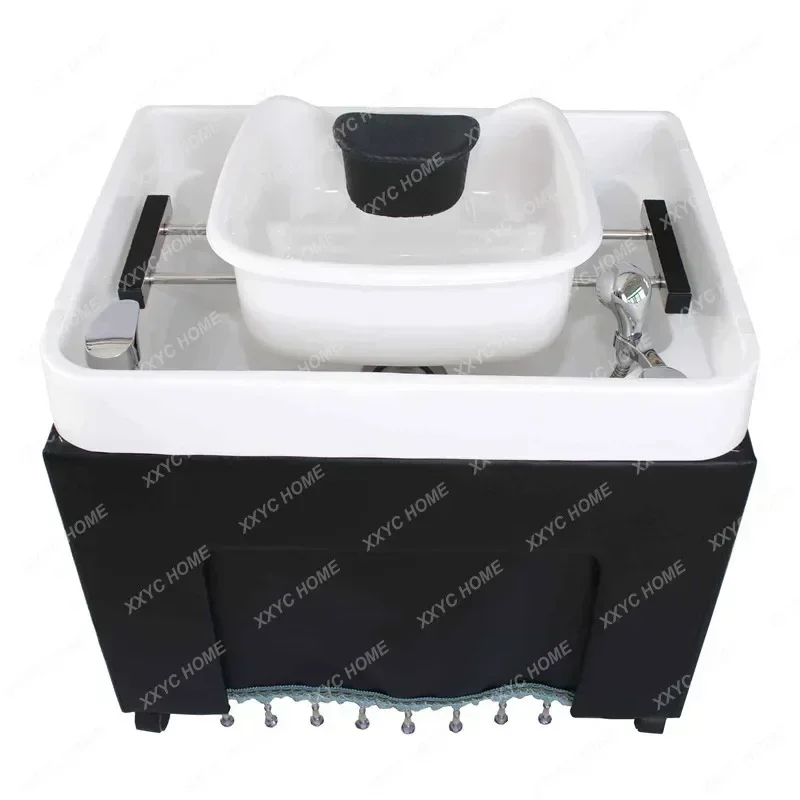 

Shampoo Bed Separate Shampoo Basin Water Circulation Hair Package Behandelstoel Salon Furniture Nourishing Head Treatment Basin