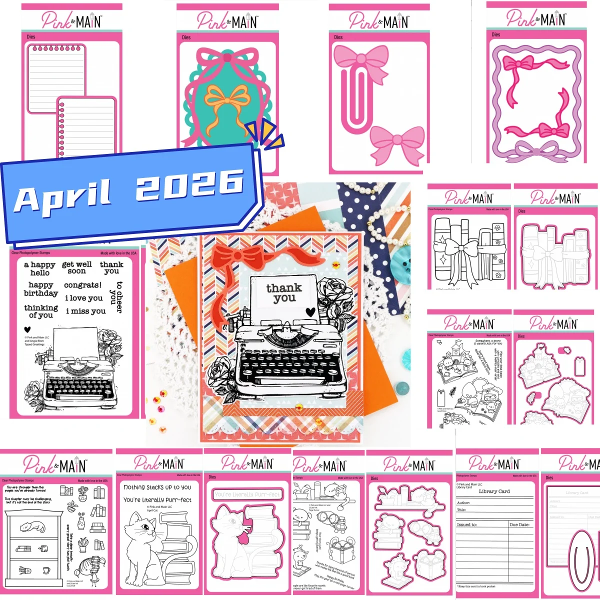 

Cozy Shelf Cat Books Bow Printer Clear Stamps Metal Cutting Dies for DIY Making Card Scrapbook Embossed Craft Decoration 2026