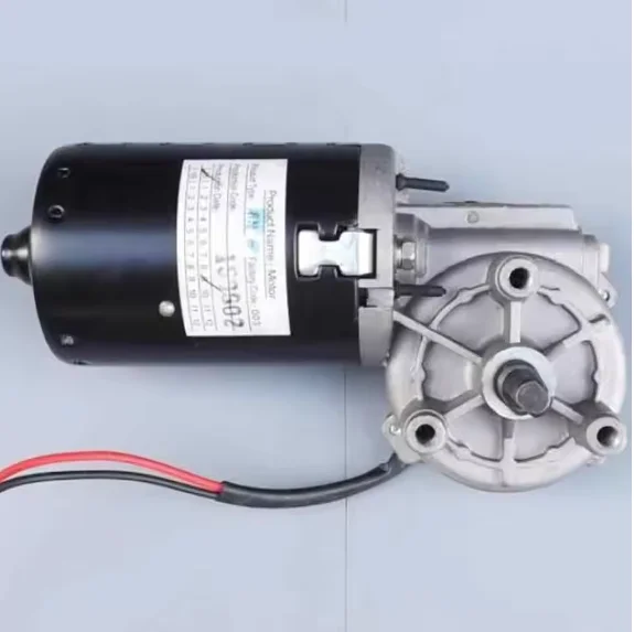 24V high power high speed motor self locking metal gear can be positive and negative. Worm gear worm DC reducer motor