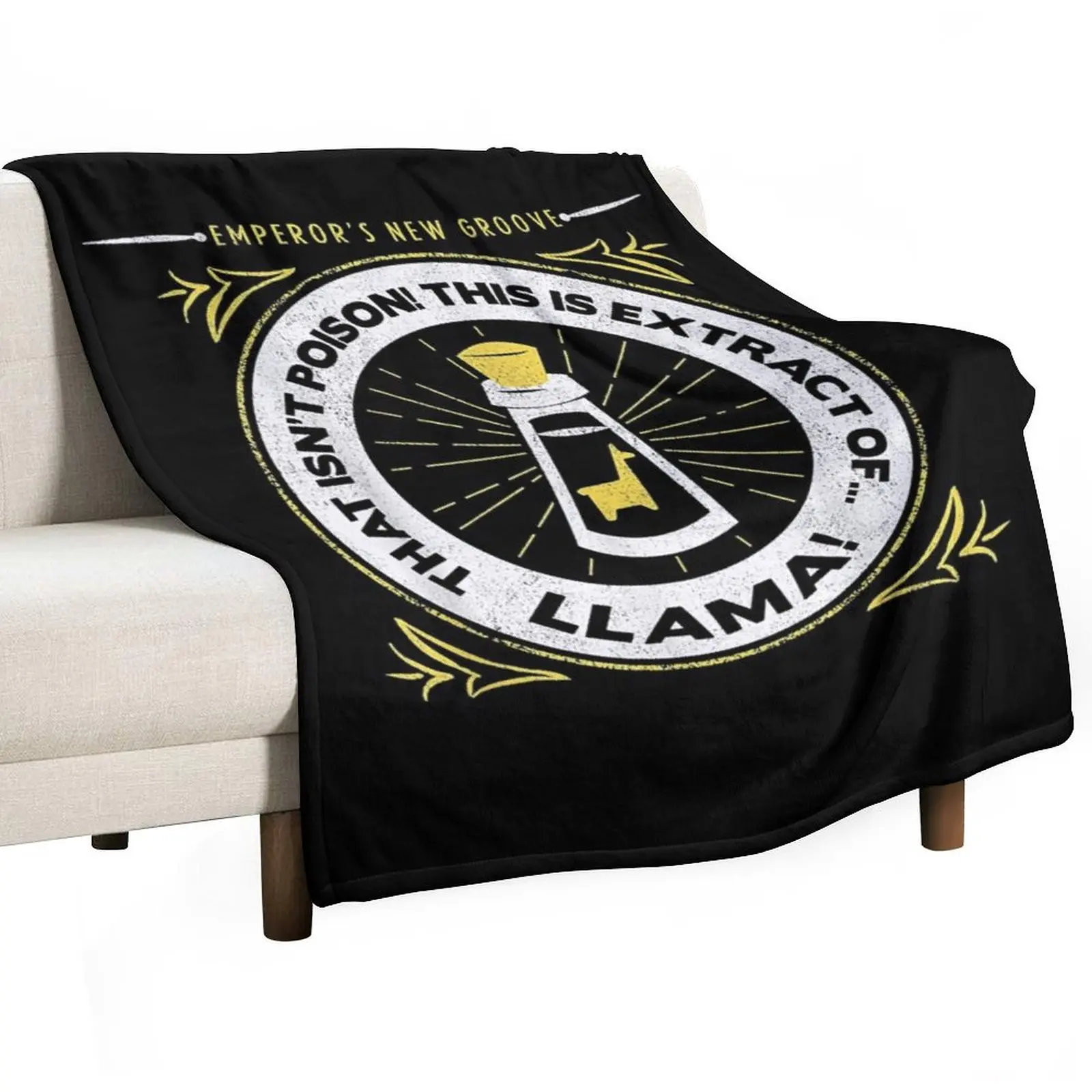 Extract Of Llama Logo Throw Blanket Soft Big For Decorative Sofa Kid'S Softest sofa bed Sofa Blankets