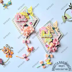 KSCRAFT Kite Mini Album Metal Cutting Dies Stencils for DIY Scrapbooking Decorative Embossing DIY Paper Cards