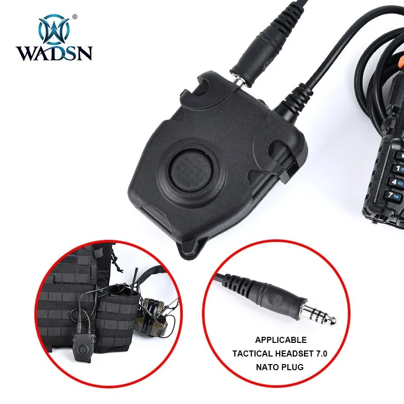 Wadsn Pelto PTT – Auriculares tácticos resistentes al agua para radio - imagen 3