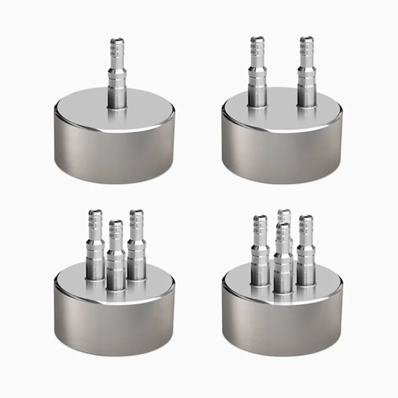 GL45 Stainless steel feed bottle cap fermentation bottle cap mobile phase bottle cap waste liquid bottle cap stainless steel cap