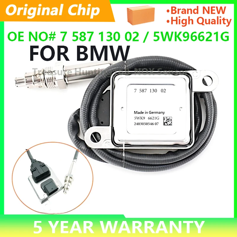 758713002 5WK96621G Original New Nitrogen Oxide Sensor Nox Sensor for 12V BMW E90 E91 E60 E61 E63 E64 325i 330i 525i 530i 630i
