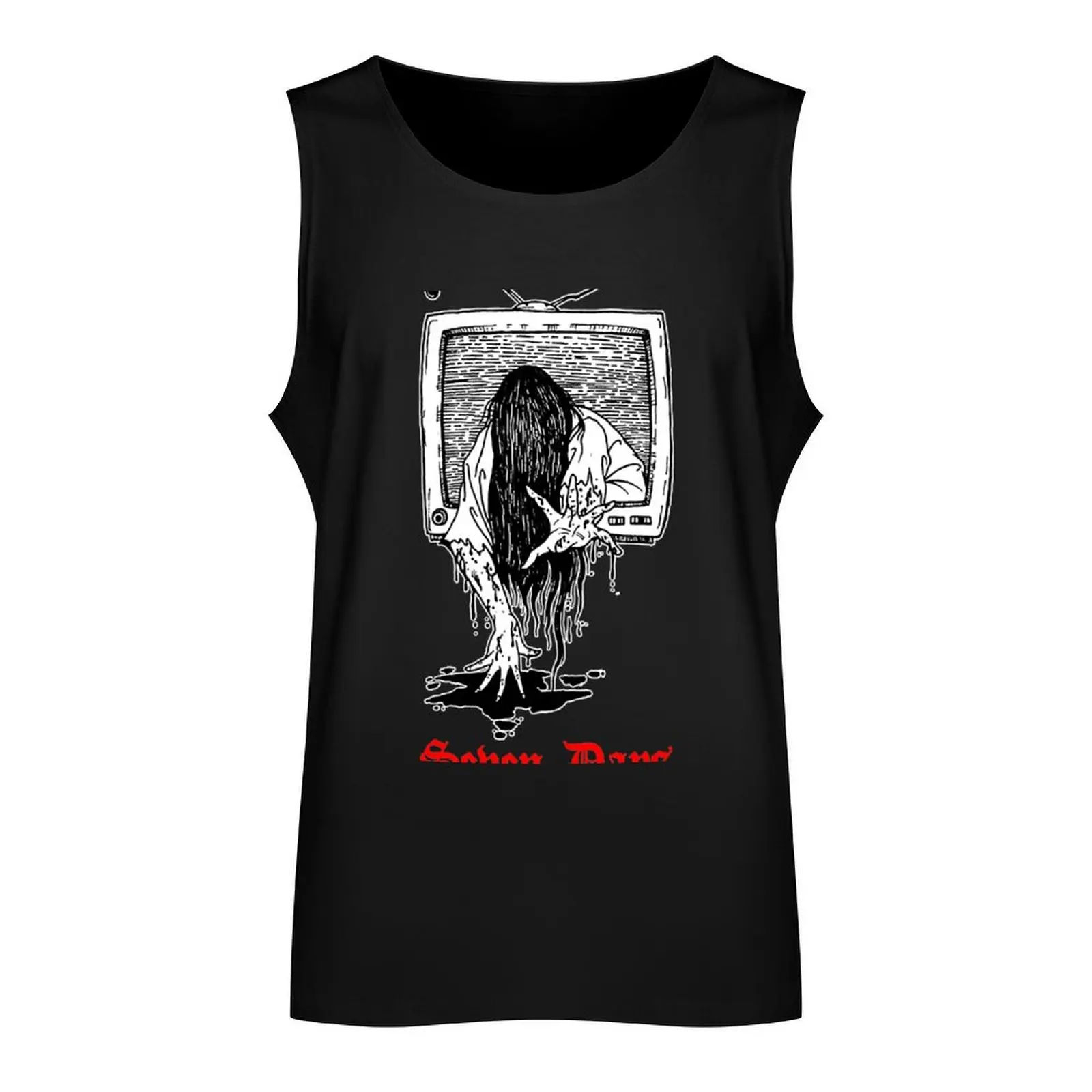 The Ring Horror Movie Samara Seven Days Halloween Tank Top gym t-shirts man gym t-shirts gym top Male clothes