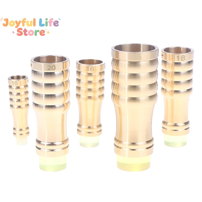 Hot Sale 1PCS 10/16/18/20/25 Brass Cane Crutch Tip With Anti-Skid Rubber Pad For Hiking Pole Chair Leg Feet Replacement