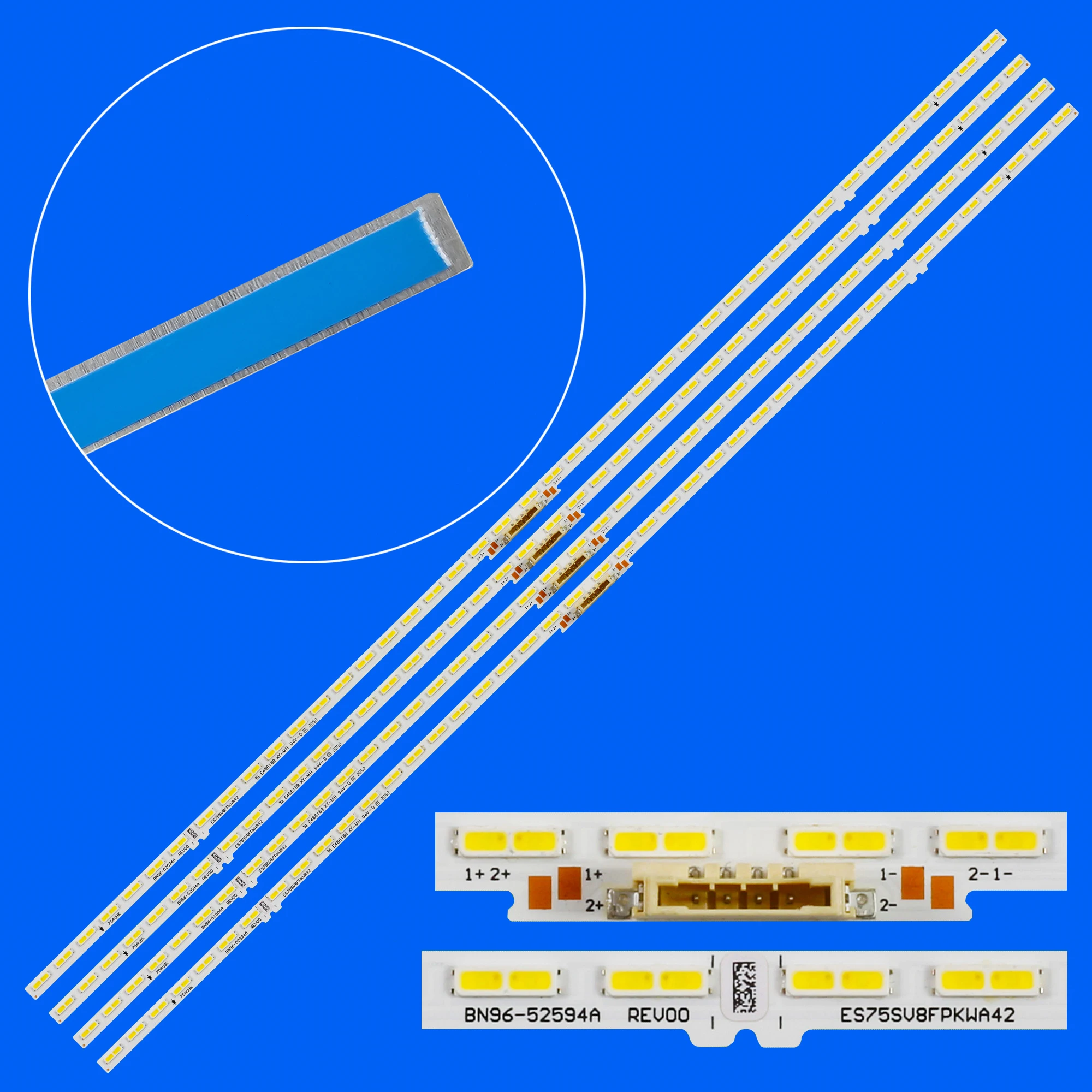 1/5/10 Kit LED Backlight Strip For Samsung 75AU8K UN75AU8200 UE75AU8000 UN75AU8000 UA75AU8000 S1A8-750SM0-R0 ES75SV8FPKWA42