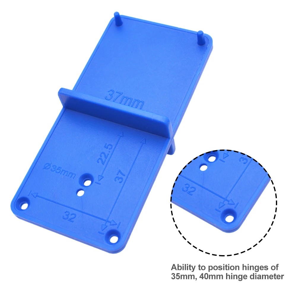 النجارة المفصلي ثقب الحفر محدد خزانة نافذة الباب دليل ثقب الحفر أداة #5