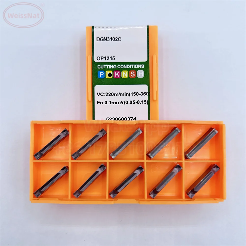 Insertos de carburo DGN2202C DGN3102C DGR2202J-15D OP1215 OP1315, insertos DGN DGR