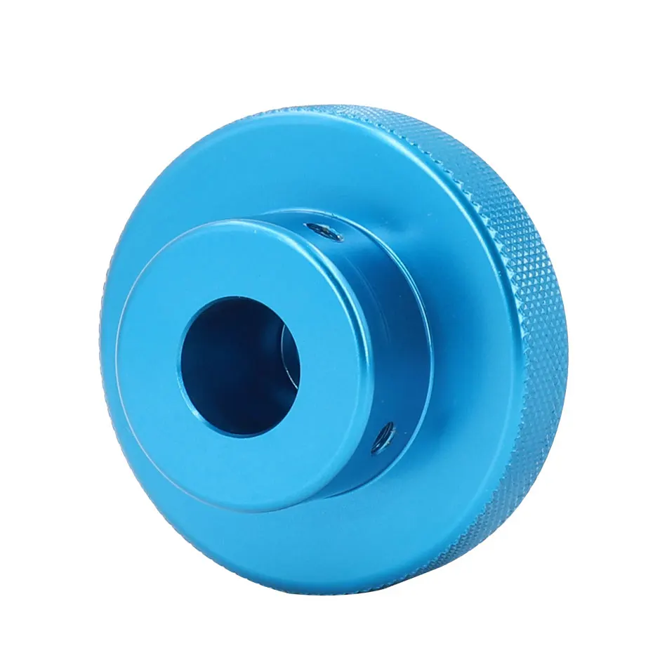 1Pcs blue Aluminum Alloy Mini Handwheel For Lathe/Miller mechanical hand wheel Automation equipment parts Part manufacturing