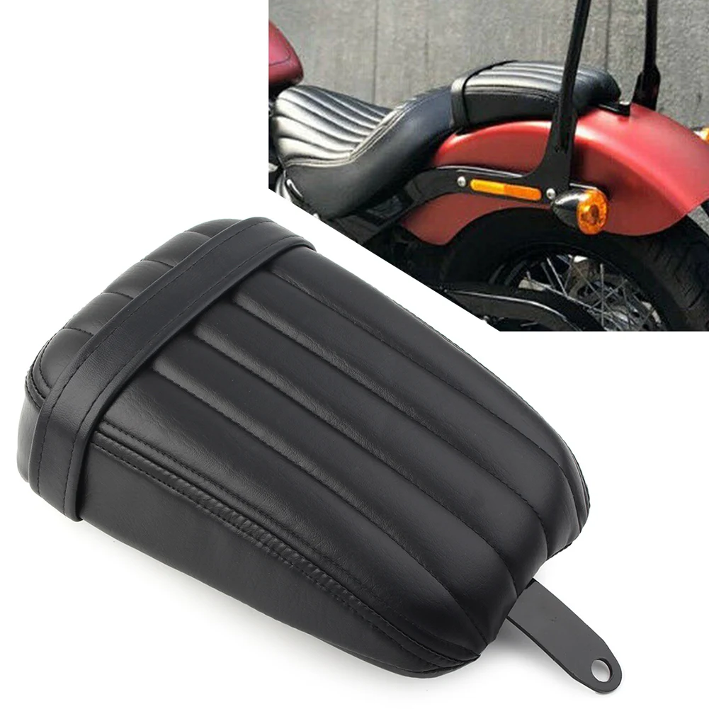 Motorcycle Rear Passenger Seat Pillion For Harley Softail Standard FXST 2020-23 For Street Bob FXBB 2018-2023 PU Leather