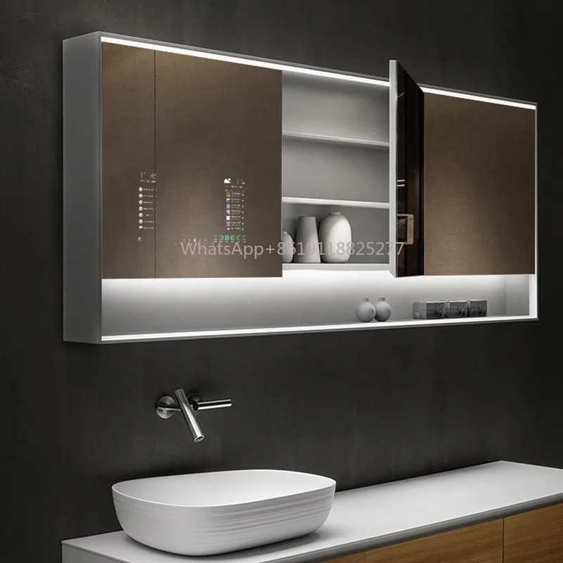 Espejo inteligente impermeable para baño, mueble de TV