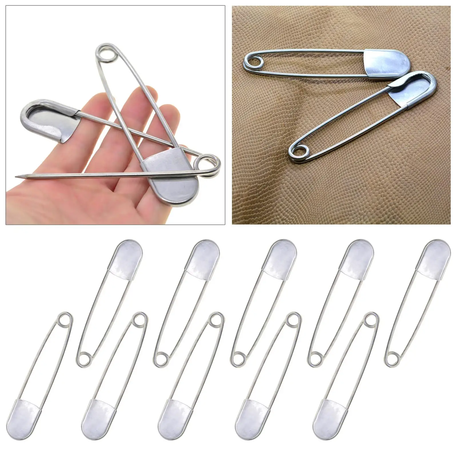 10PCS of 5 Inch Large Clothes Big s Heavy Giant for Fashion, Quilting, Blankets, Upholstery, Laundry and Craft
